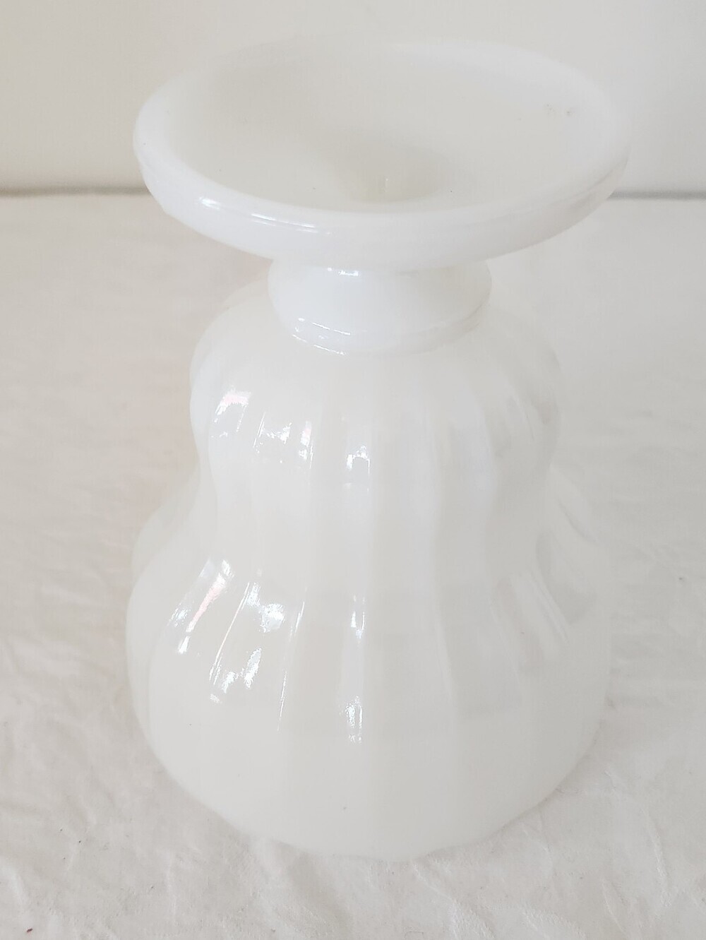 Brody Milk Glass Pedestal Vase - Picture 4 of 7